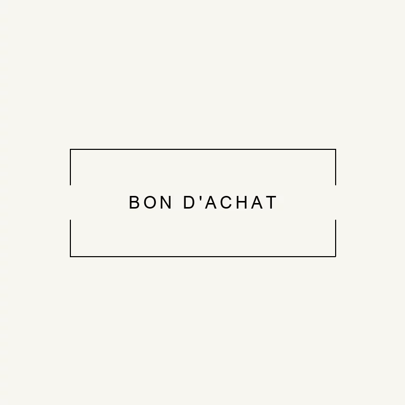 Bon d'achat — Toute la boutique